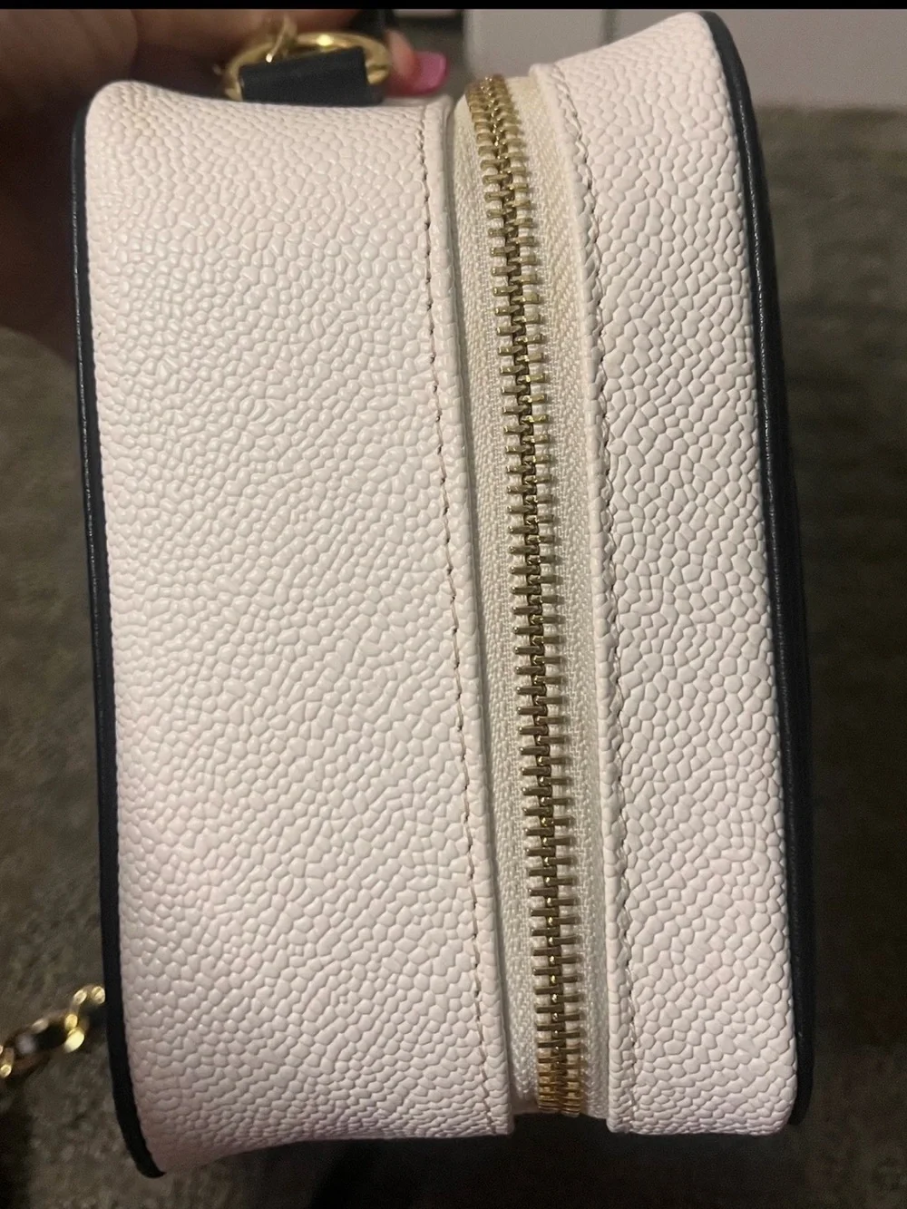 Black and white Panda  vanity case style bag